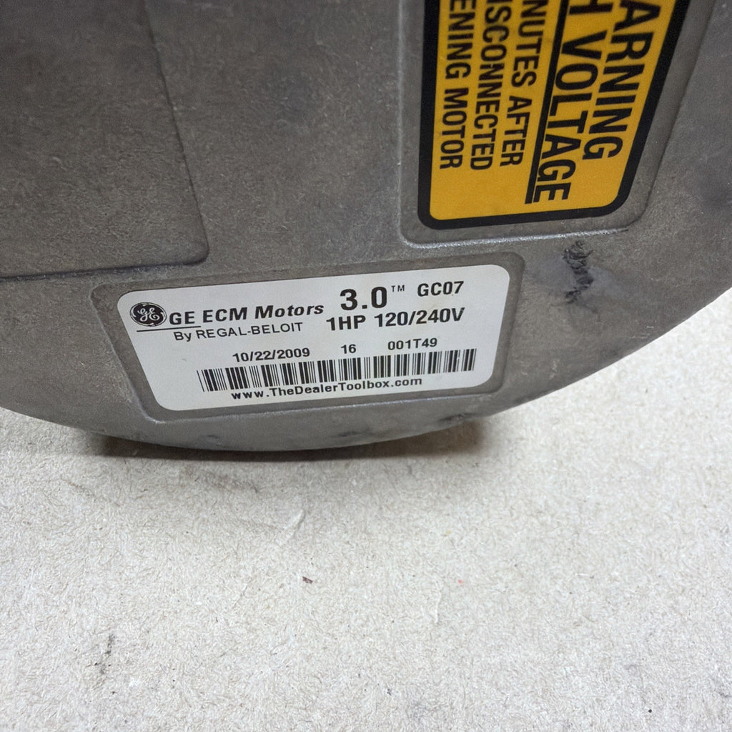 🔥 Genteq ECM 3.0 HD52RE122 Blower Motor 5SME39SXL3008A. GC07  3.0.  1HP. (N18)