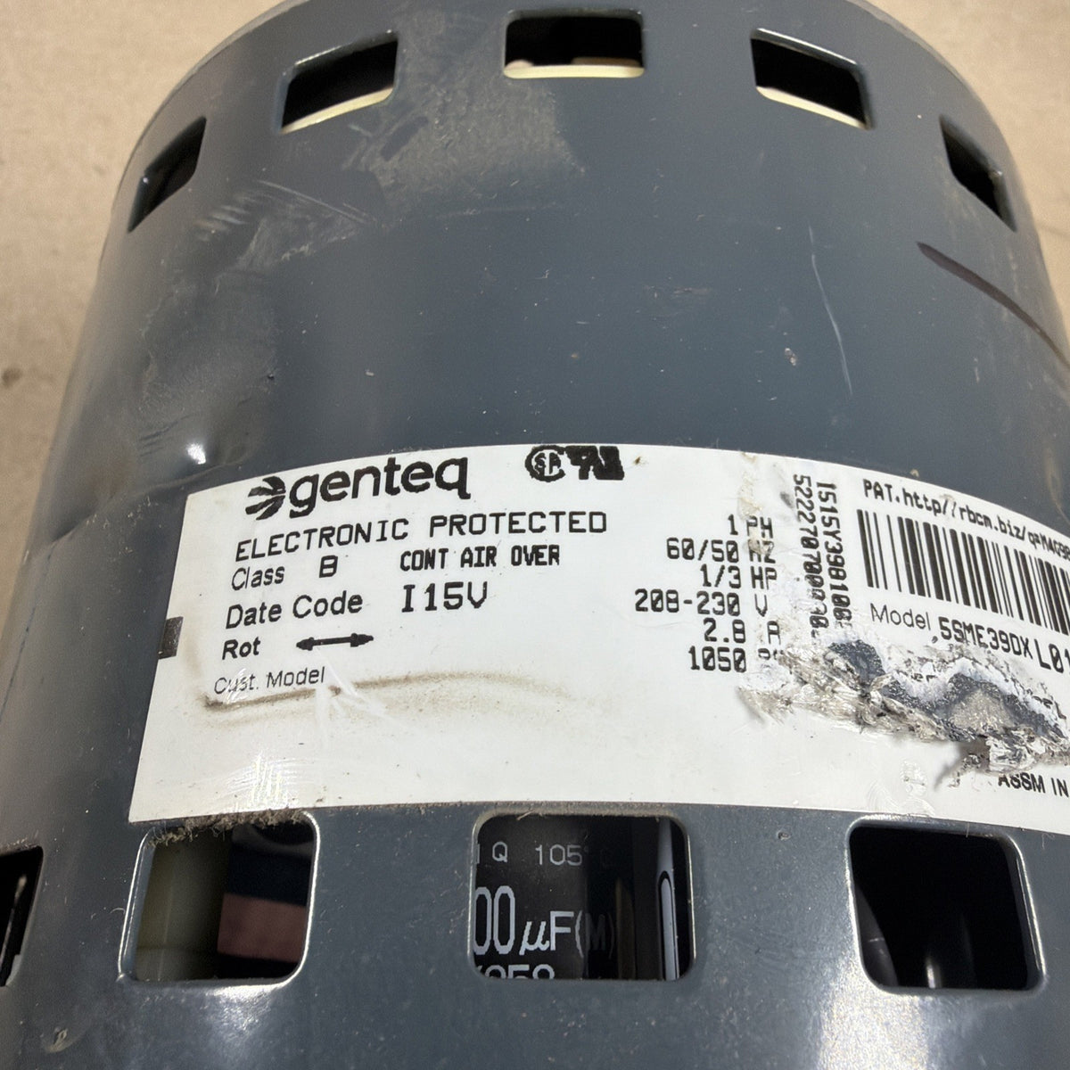 TESTED🔥 GENTEQ X13 ECM BLOWER MOTOR 5SME39DXL016A 1/3HP 430482 FM20 X13