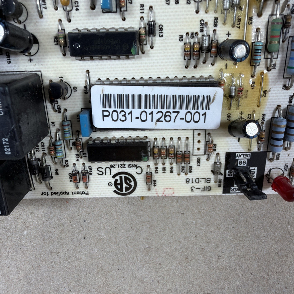 ✅ York Coleman P031-01267-001 Furnace Circuit Board SOURCE1 031-01267-001A