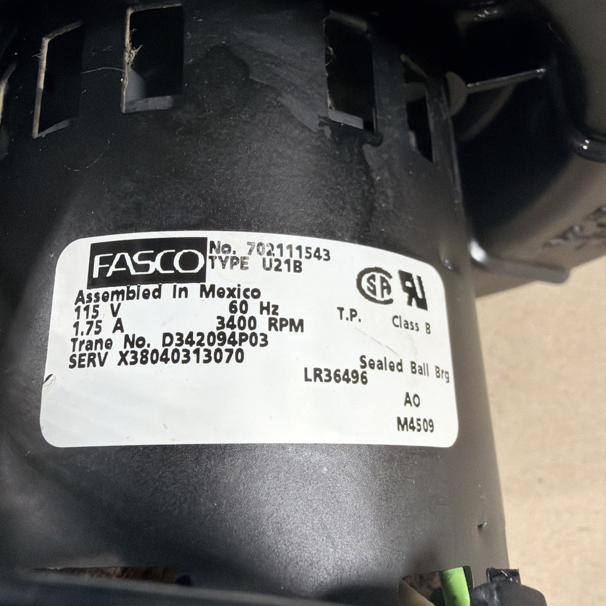 🔥 FASCO 702111543 Draft Inducer Blower Motor Assembly D342094P03 7021-11543 (7)