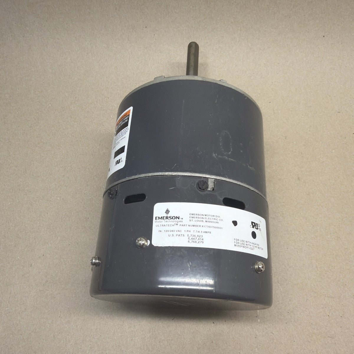 TESTED🔥 Trane ULTRATECH 1/2 HP Blower Motor M055PWCPF-0227 AA24160  120/240V
