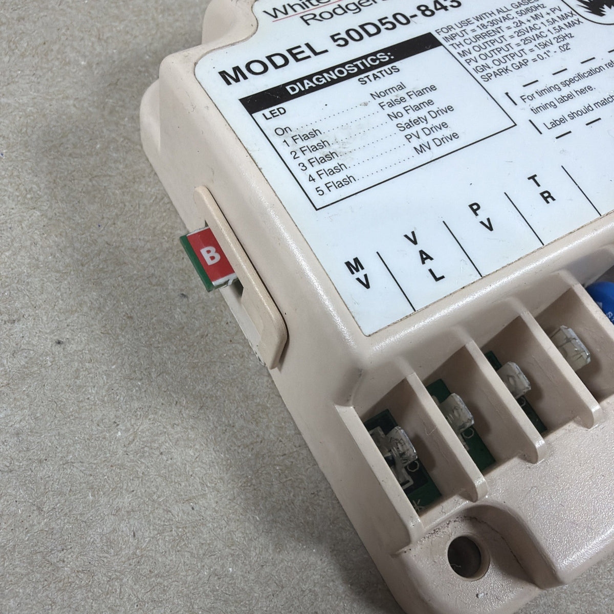 🔥 White Rodgers 50D50-843 Intermittent Pilot Spark Ignition Module Chip B (SP2