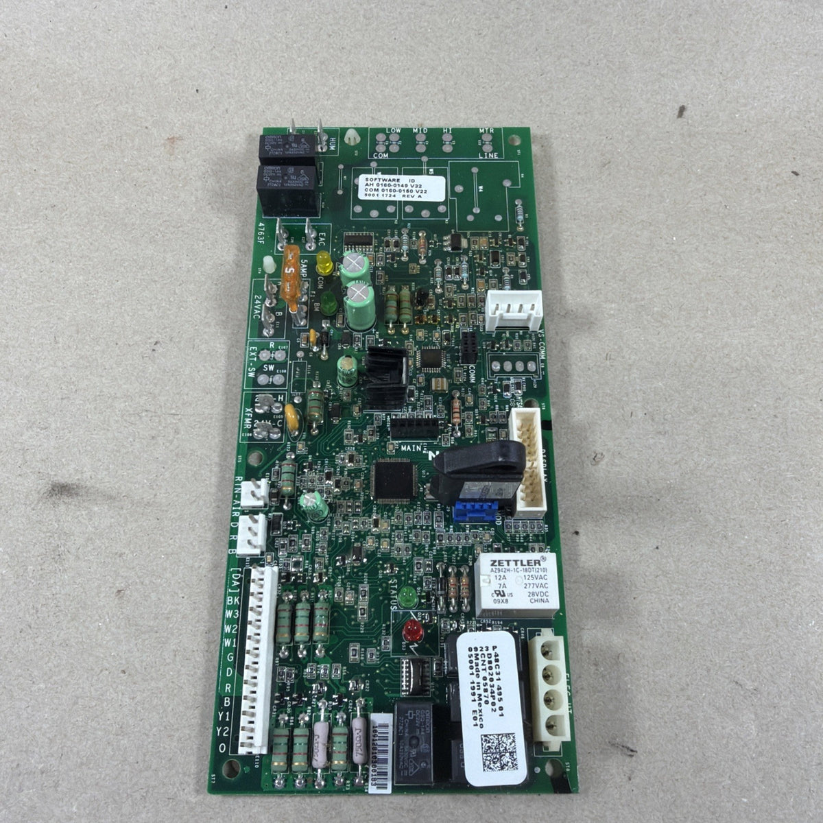 🔥 FCBAE1-EMERSON CONTROL BOARD 48C31 495 01 CNT05870 ASSY PLUS USER INTERFACE