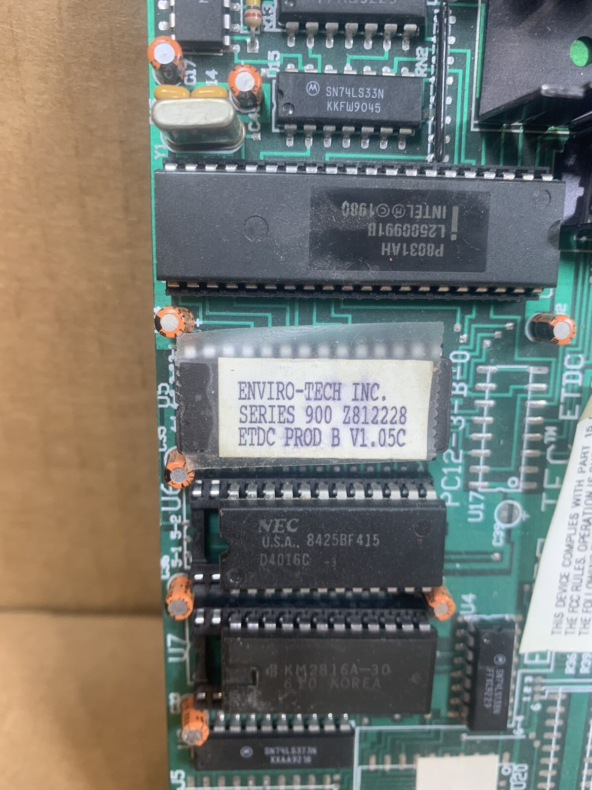 TESTED! Enviro-tec PC12-3-B-0 Circuit Control Board 900 Z812228 ET# 9301162 H14