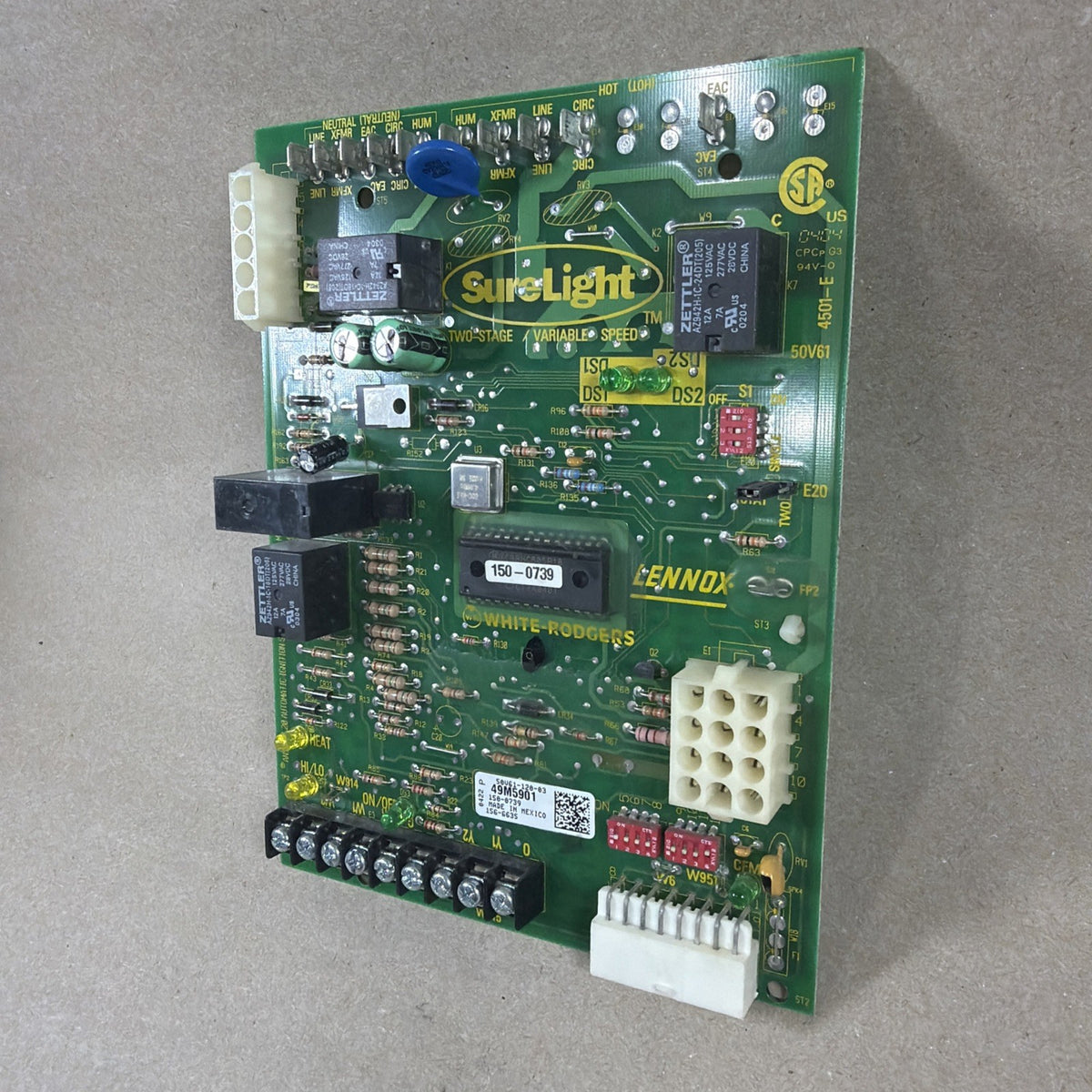 🔥🔥 Lennox 49M5901 50V61-120-03 150-0739 156-6635  Furnace Control Board (B32)