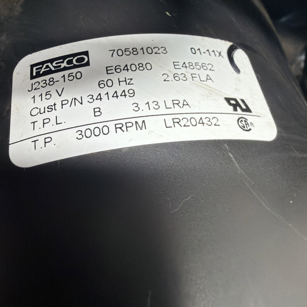 TESTED✅ Fasco 70581023 J238-150. Draft Inducer Blower Motor 70581023J