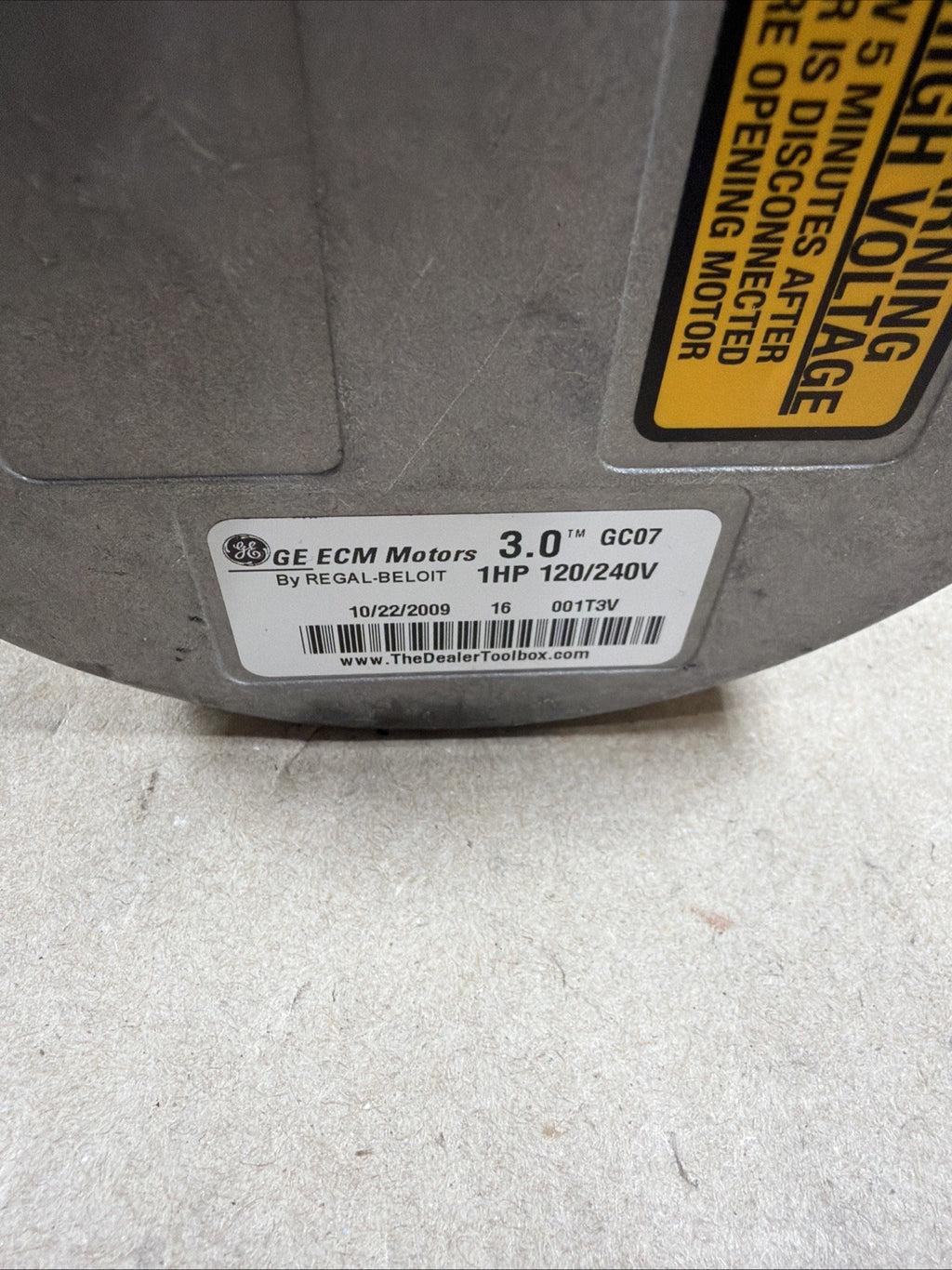 🔥 Genteq ECM 3.0 HD52RE122 Blower Motor 5SME39SXL3008A. GC07  3.0.  1HP. (N10)