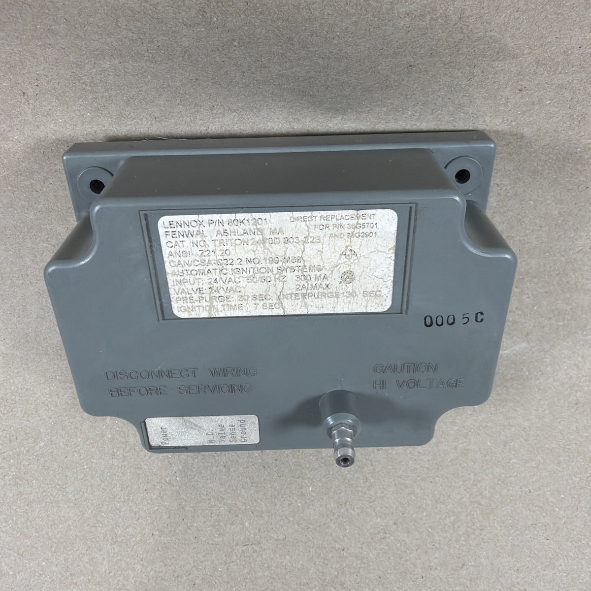 🔥🔥 LENNOX 80K1201 Ignition Control Module FENWAL 35-605903-223 36G5701 (N12)