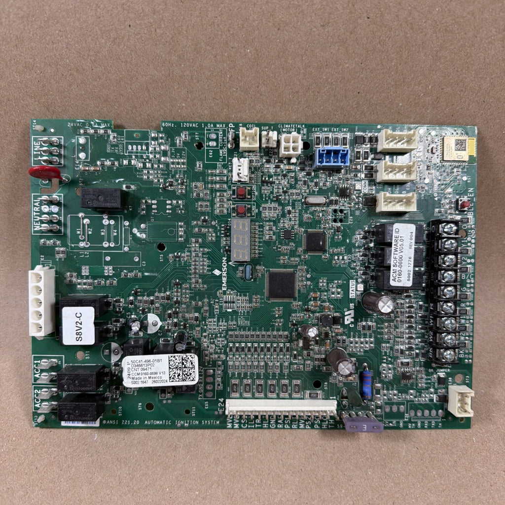 TESTED🔥 Emerson 50C41-496-01B1 Furnace Control Board D346613P02 CNT09471