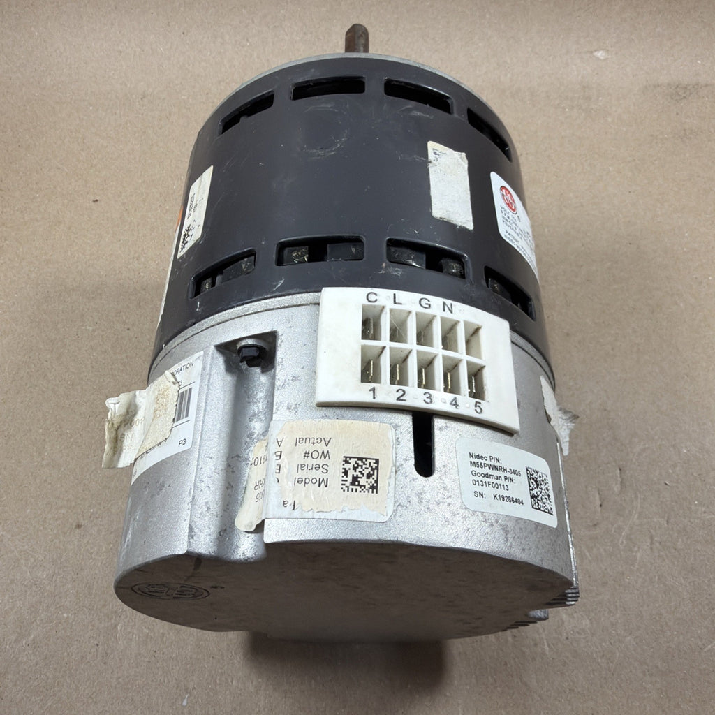 US Motors SELECTECH M55PWNRH-3405 ECM Blower Motor 3/4HP 115V 1200RPM 0131F00303