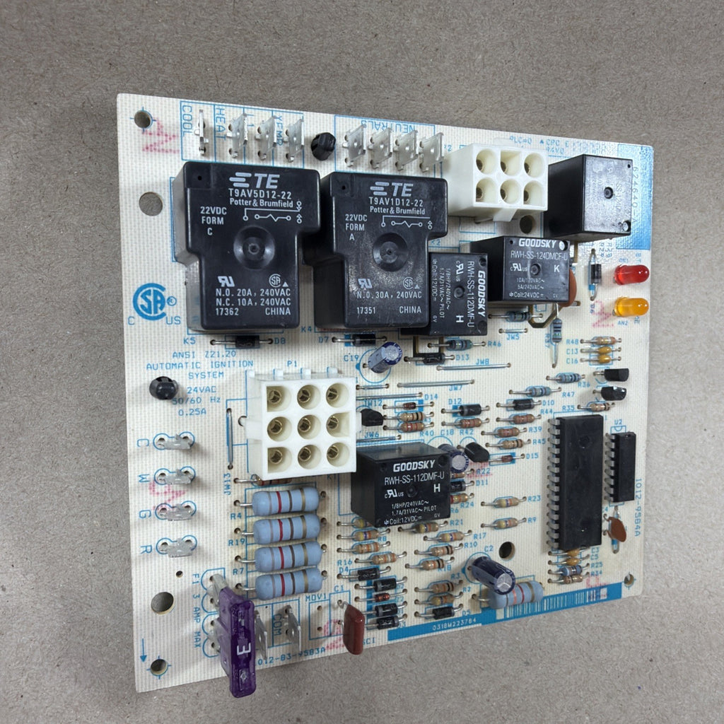 TESTED🔥 624640-A Furnace Control Circuit Board 1012-83-9583A.   1012-9584A