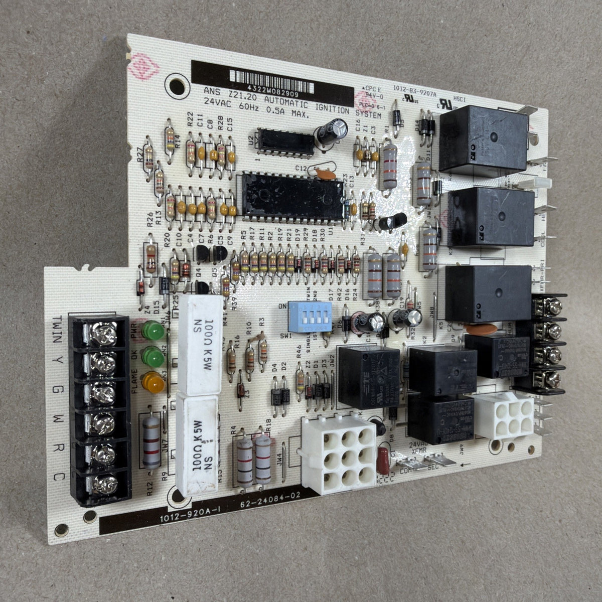 🔥 Rheem 62-24084-02 Integrated Furnace Control 1012-920A-1 1012-83-9207A