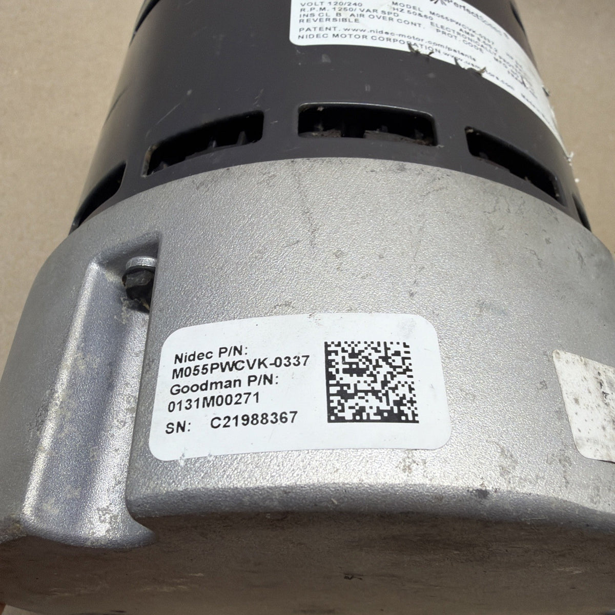 ✅ Goodman M055PWCVK-0337 Programmable ECM Module 0131M00271 CW LE 3/4 HP