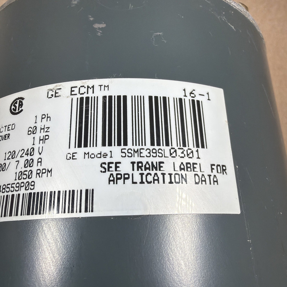 TESTED🔥 GE ECM2.3 CP04 5SME39SL0301 Blower Motor D341313P23 1HP 115V CCW