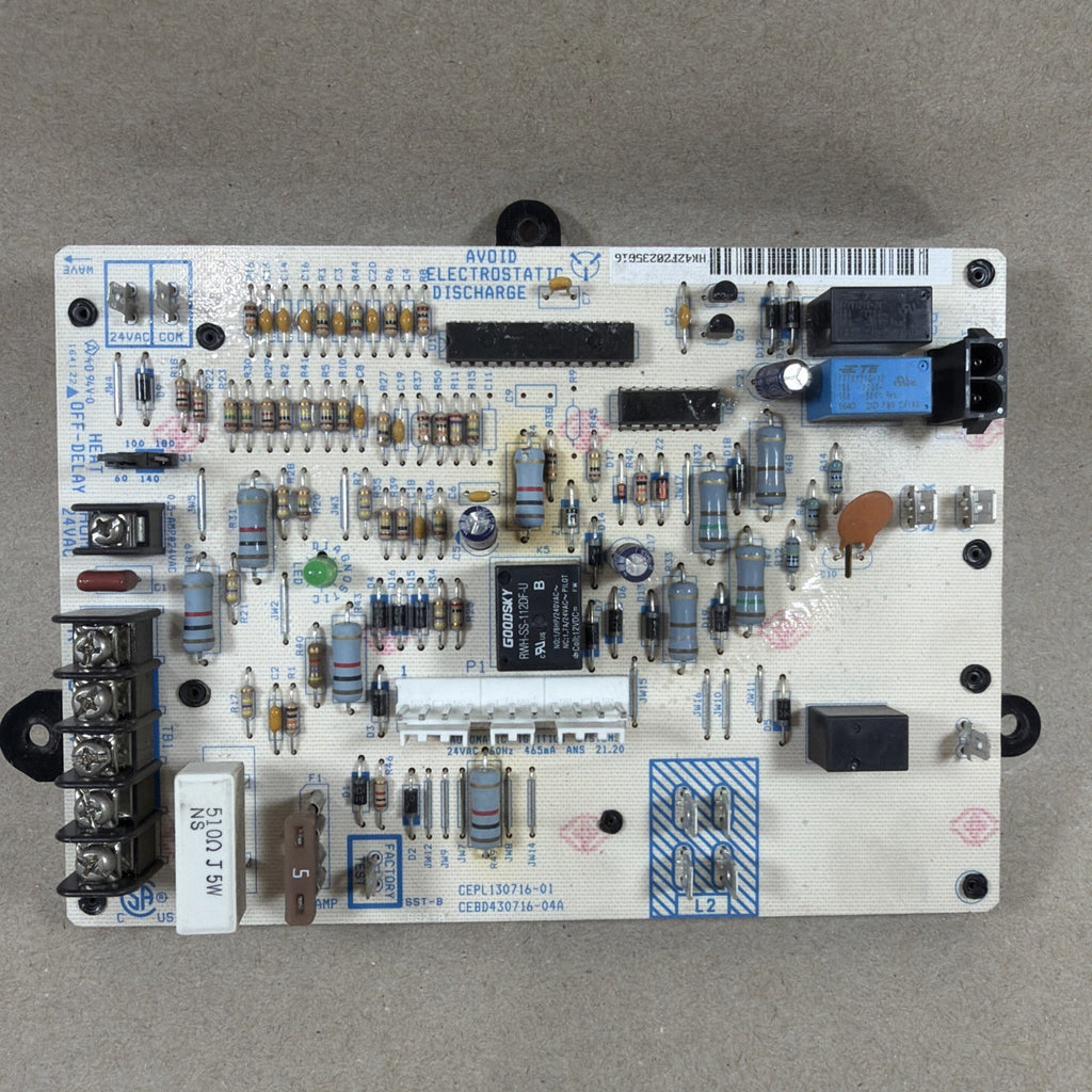 TESTED🔥 HK42FZ023 Furnace Control Board CEPL130716-01 CEBD430716-04A (N39)