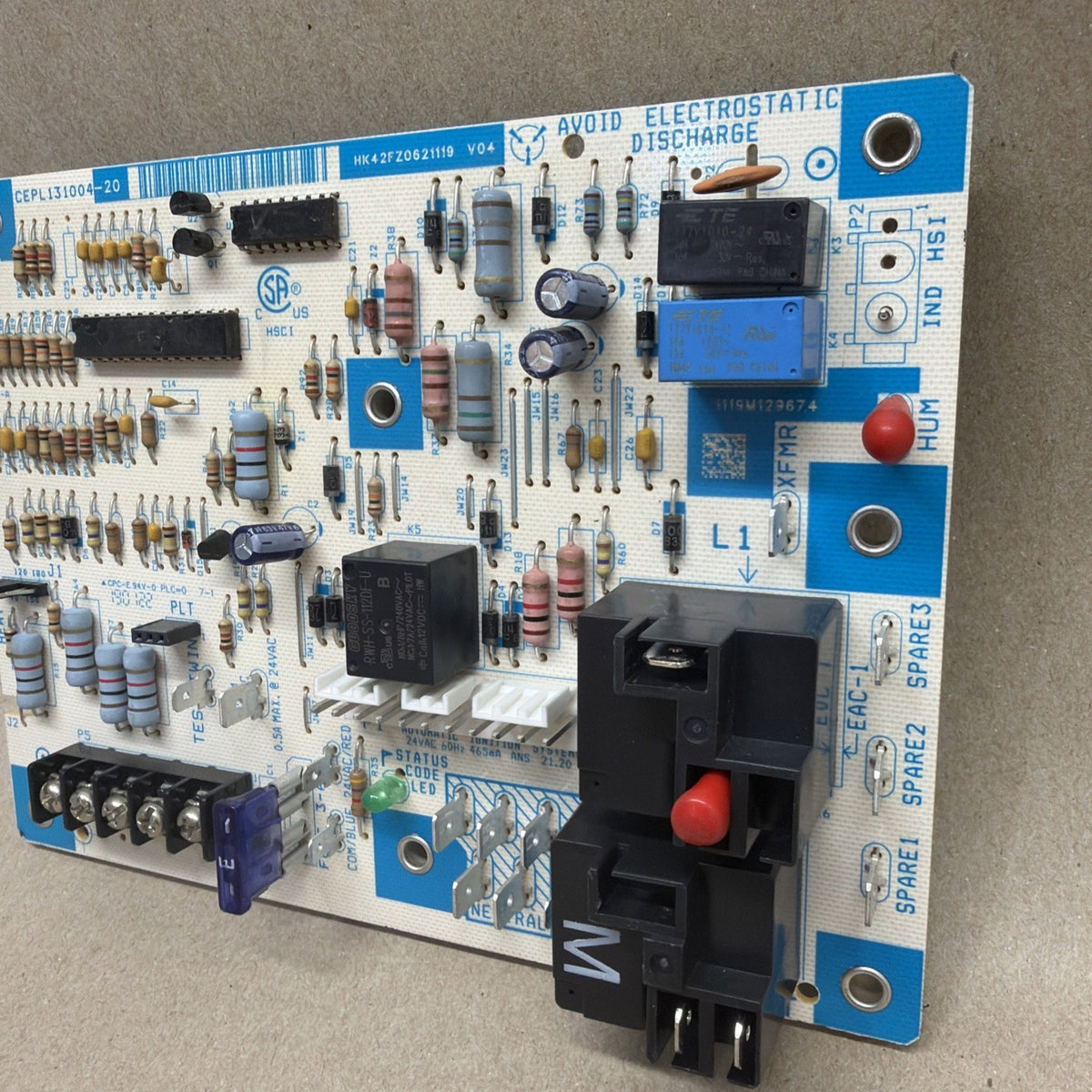 TESTED🔥 Carrier CEBD431004 24A Furnace Control Board CEPL131004 20 HK42FZ062