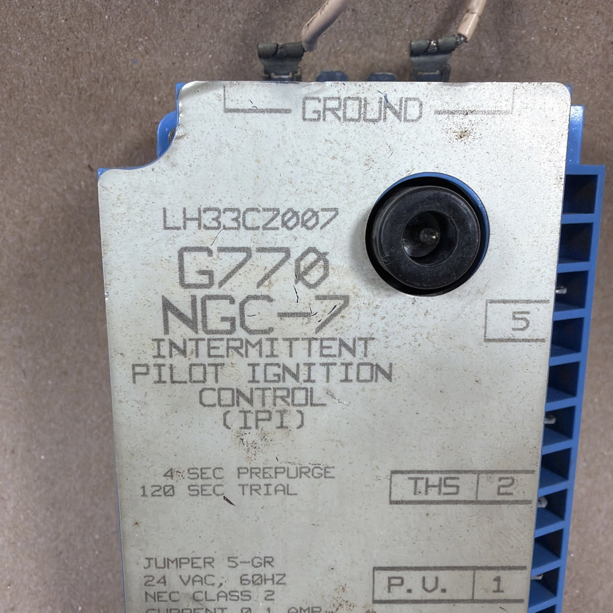 🔥 LH33CZ007 Johnson Controls NGC-7 Intermittent Pilot Ignition Control G770