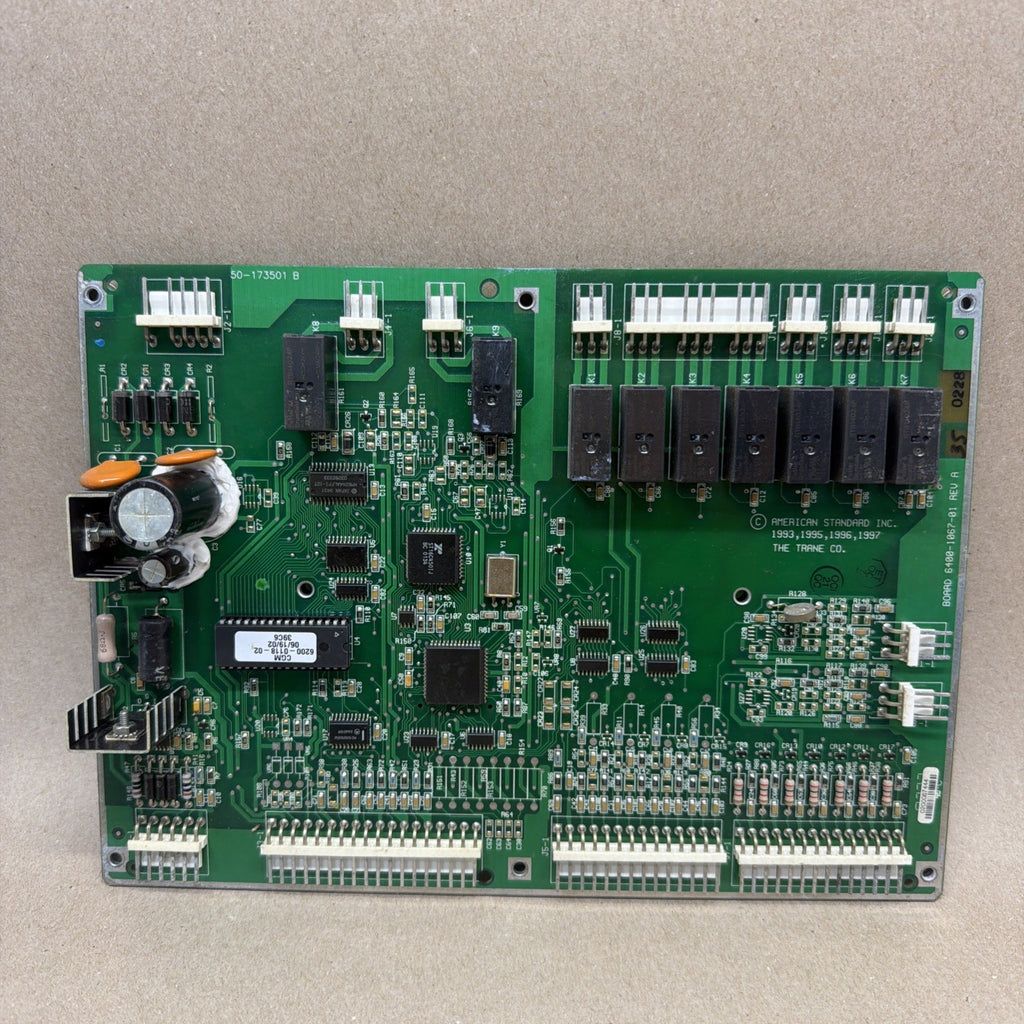 TESTED✅. Trane 6400-1067-01 Chiller Control Board Rev A 50-173501 B