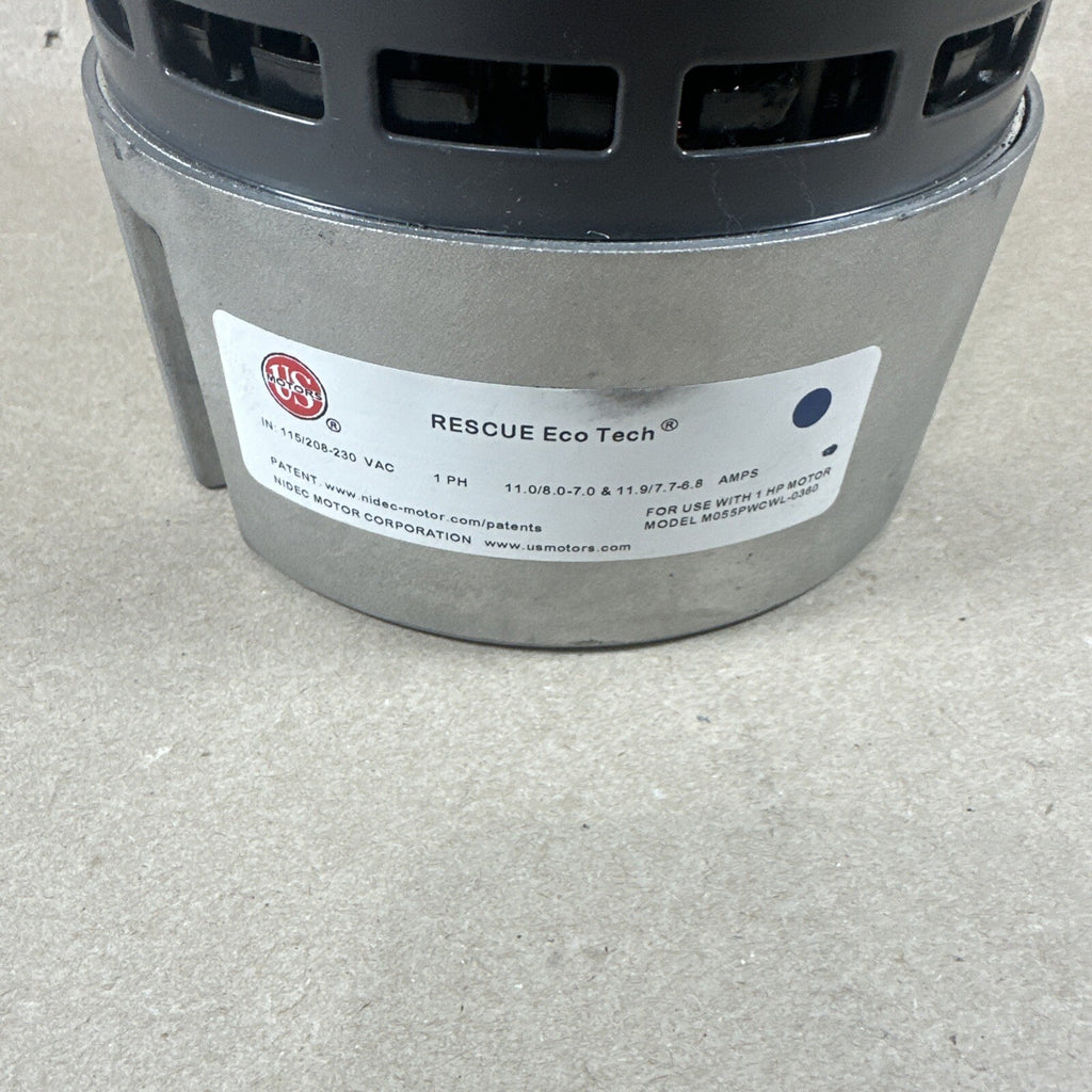US Motors RESCUE EcoTech M055PWCWL-0360 ECM Blower Motor 1HP H829088966  (H1)