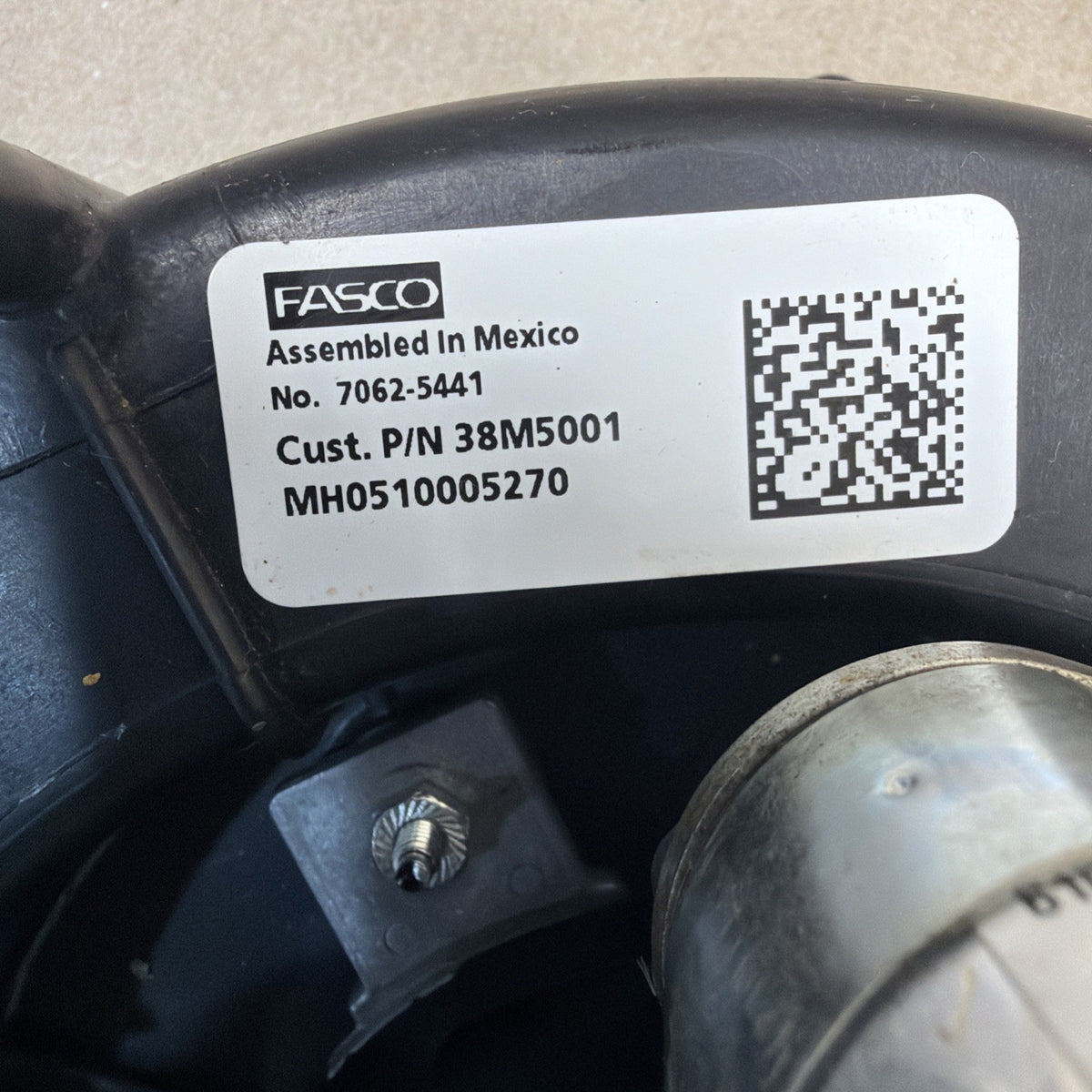 TESTED✅ Lennox 38M5001 Inducer Draft Blower Assembly Fasco 70625441 Motor