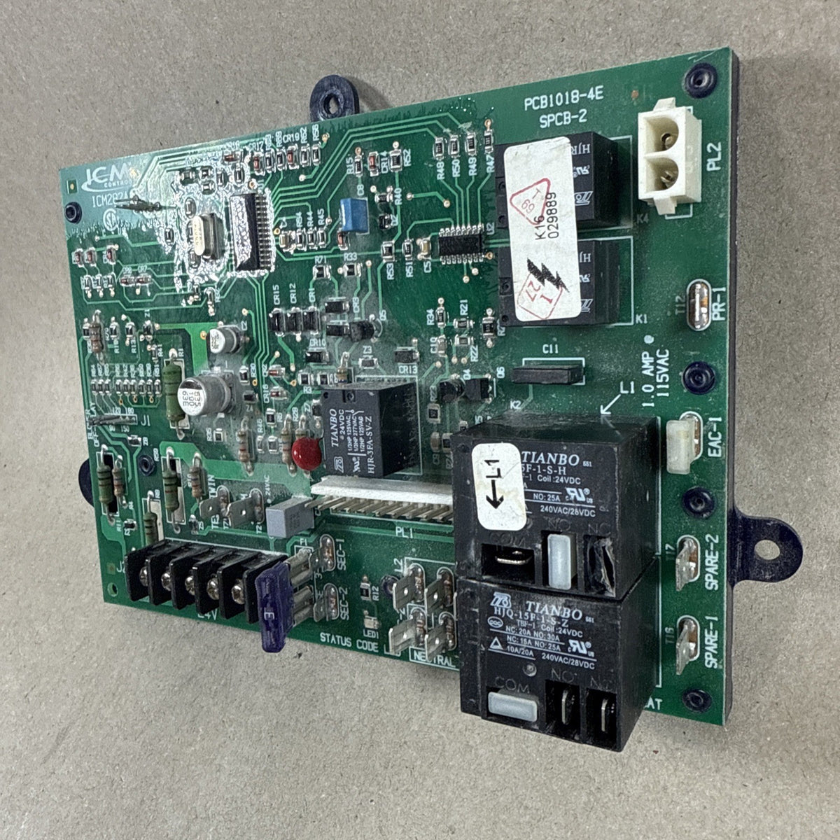 TESTED🔥🔥 Carrier ICM ICM282A Furnace Control Board PCB1018-4E (B48)