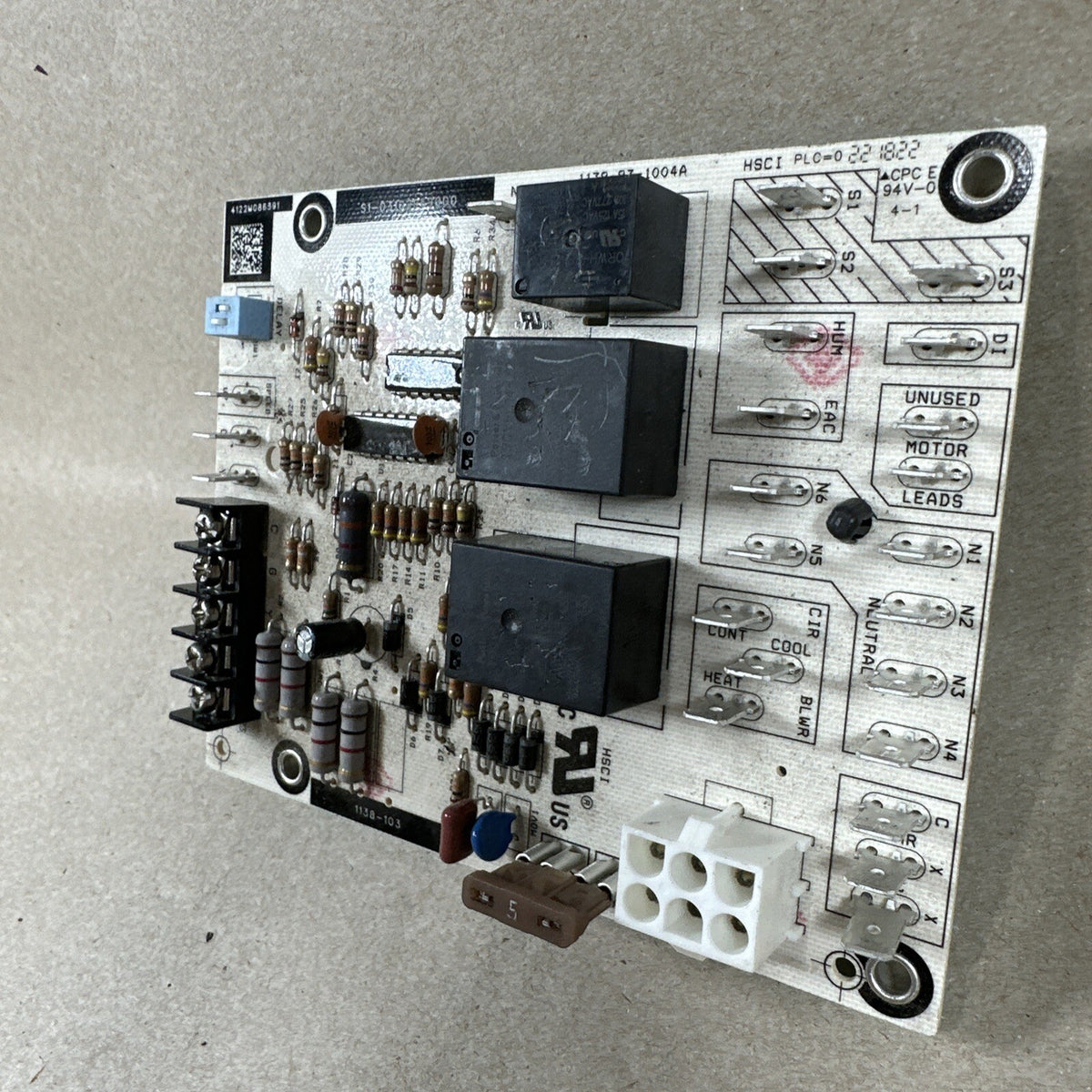 TESTED!  Lennox 106363-01 Furnace Control Board 1138-83-1004A 1138-105 (B98)