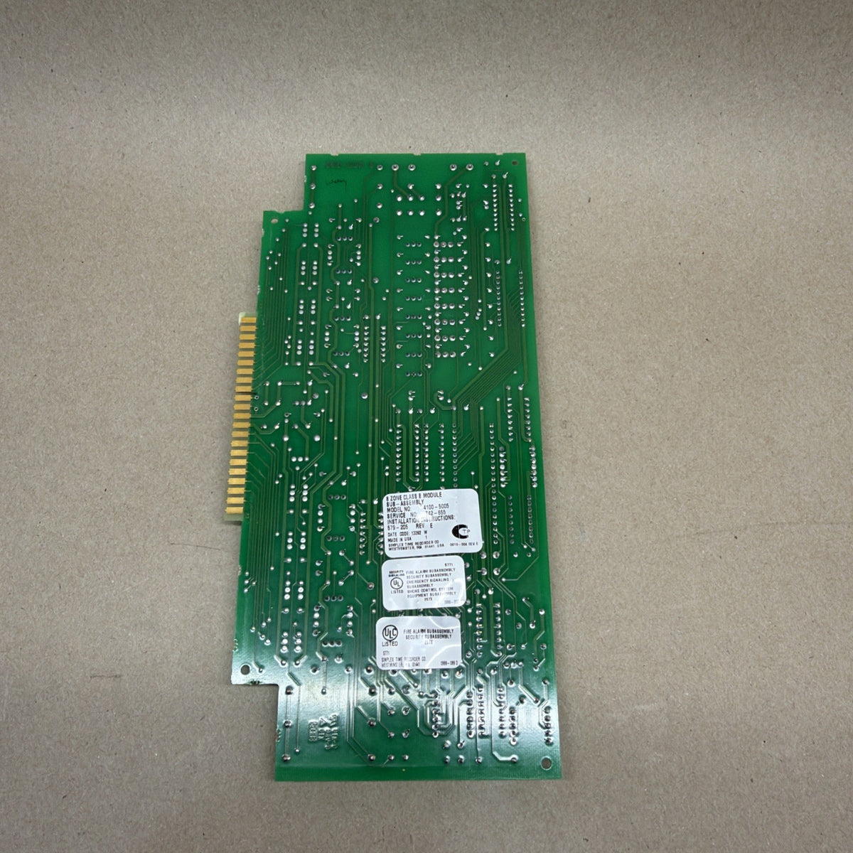 TESTED✅  Simplex 4100-5005 8-Point Monitor/Security Board for 4100 Panel
