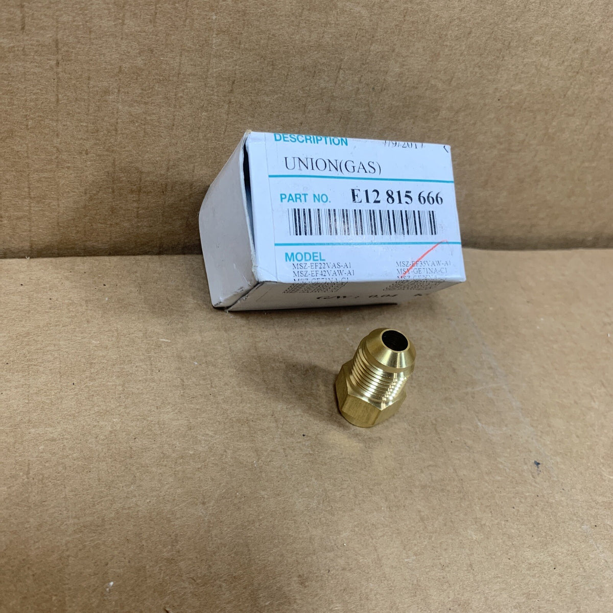Mitsubishi Electric E22 815 666 Union Liquid; Supersedes: E12 815 666 Ductless