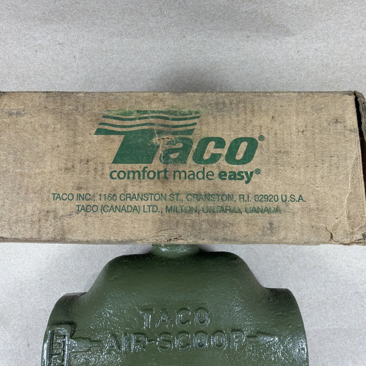 NEW🔥. TACO - Cast Iron Air Scoop Class 125 1-1/4" NP T 432-6 -