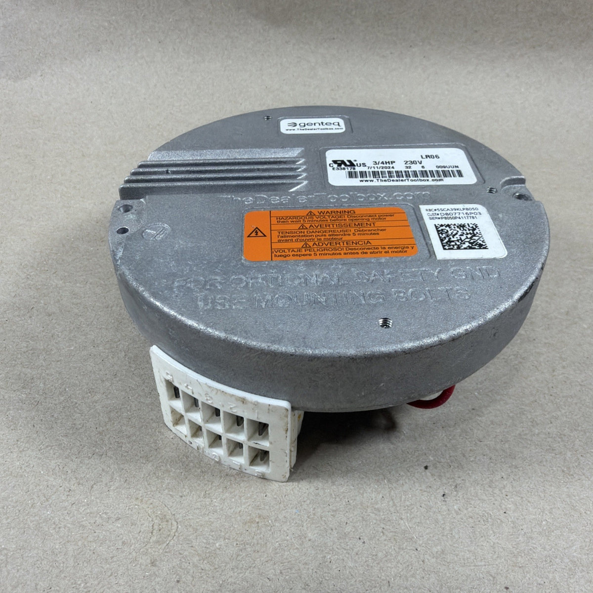 TESTED🔥 Genteq Ensite Air LR06 Module 3/4 HP 230VAC CCW LE rotation 2024 (A18)