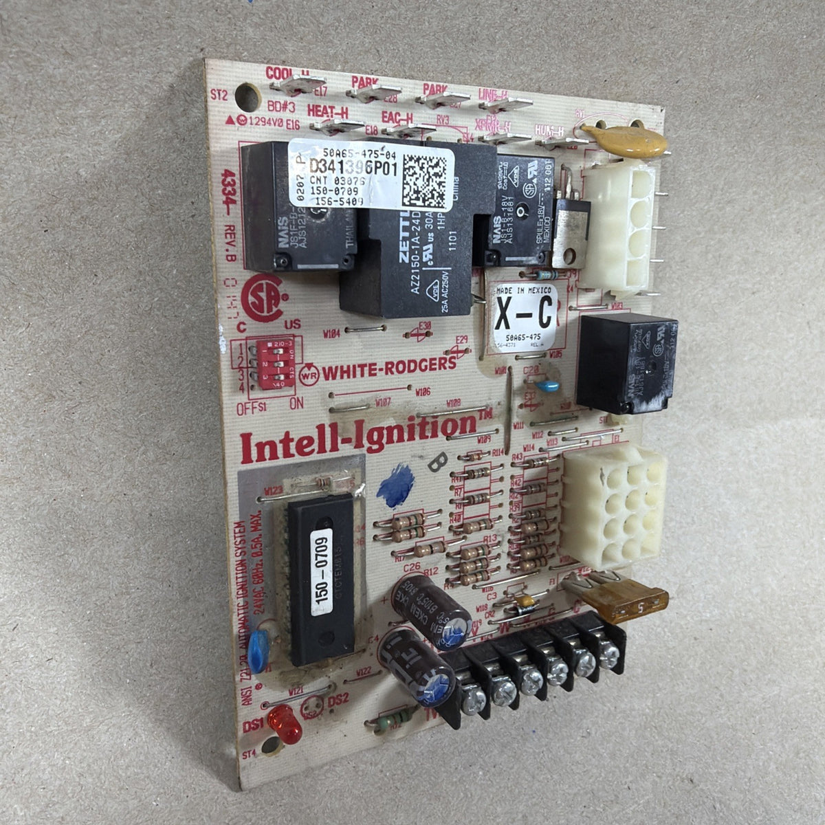 TESTED🔥 White Rodgers D341396P01 Furnace Control Circuit Board 50A65-475-04