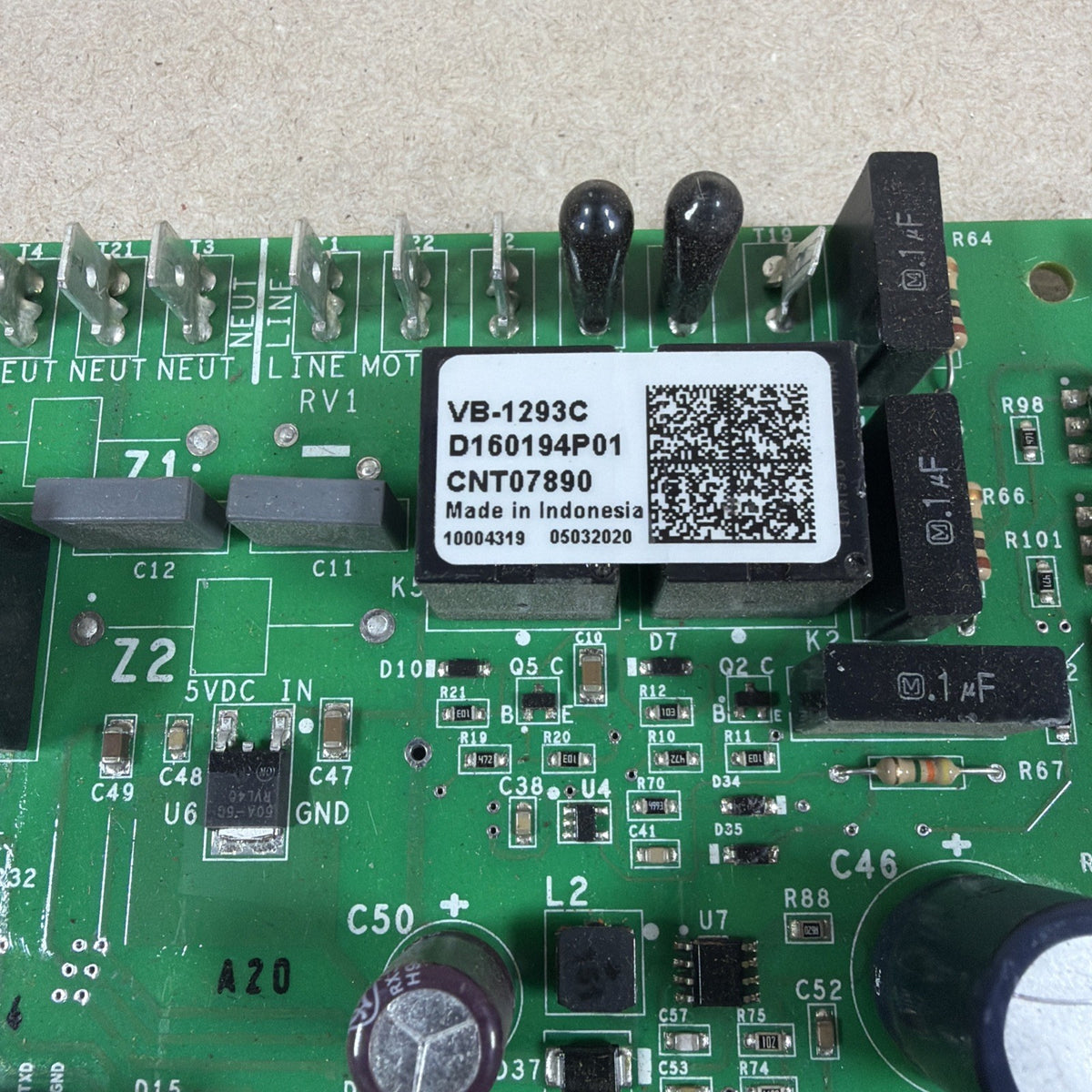 🔥🔥 Source 1 CNT07890 Furnace Control Circuit Board VB-1293C D160194P01.  (T12)