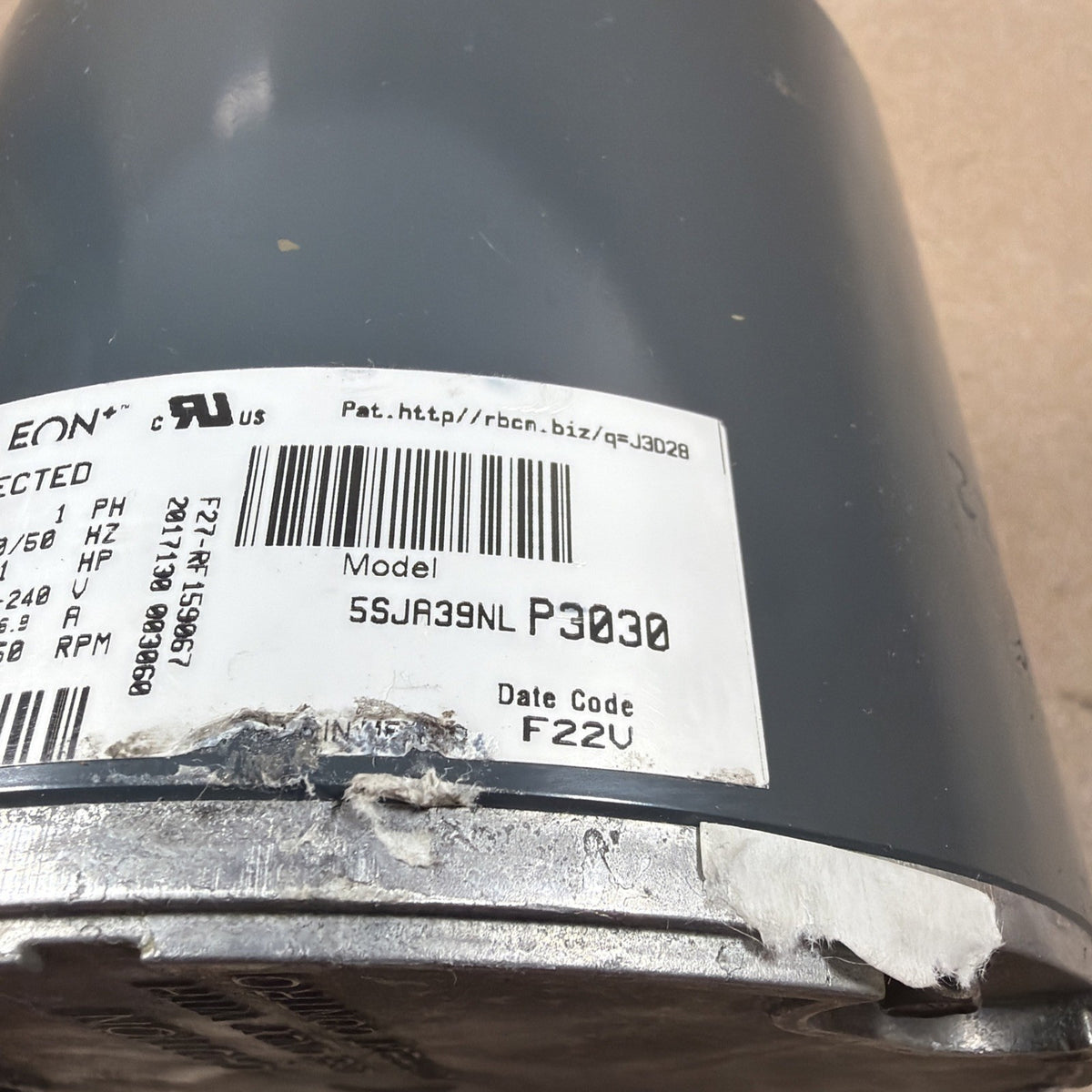 🔥 Genteq Eon JN01 5SJA39NLP3030 Program Blower Motor 1HP 120/240V D346803P04