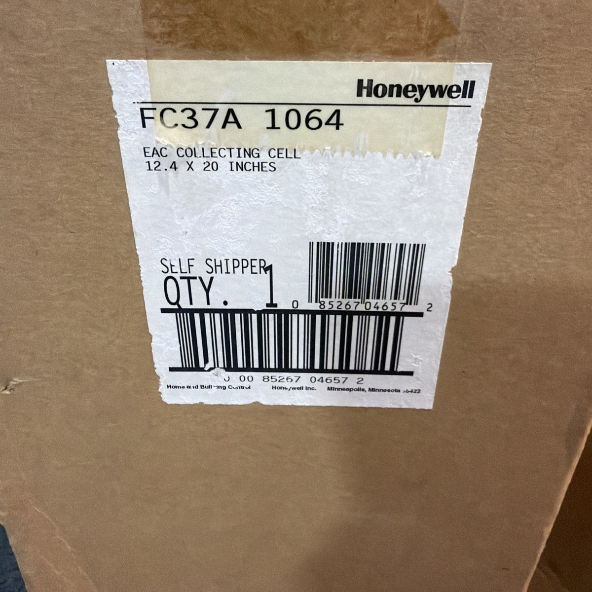 NEW🔥 Honeywell FC37A1064 12.4 x 20 Electronic Air Cleaner Cell