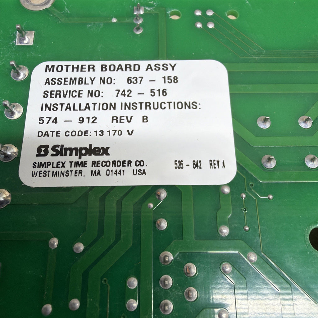 TESTED✅✅ Simplex 4100 System 637-158 CPU Motherboard Assembly 566-227