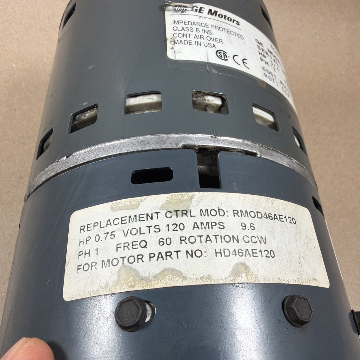 🔥 Trane 5SME39SL0674 3/4HP ECM 2.3 DG04 Genteq Blower Motor CCW 120/240V