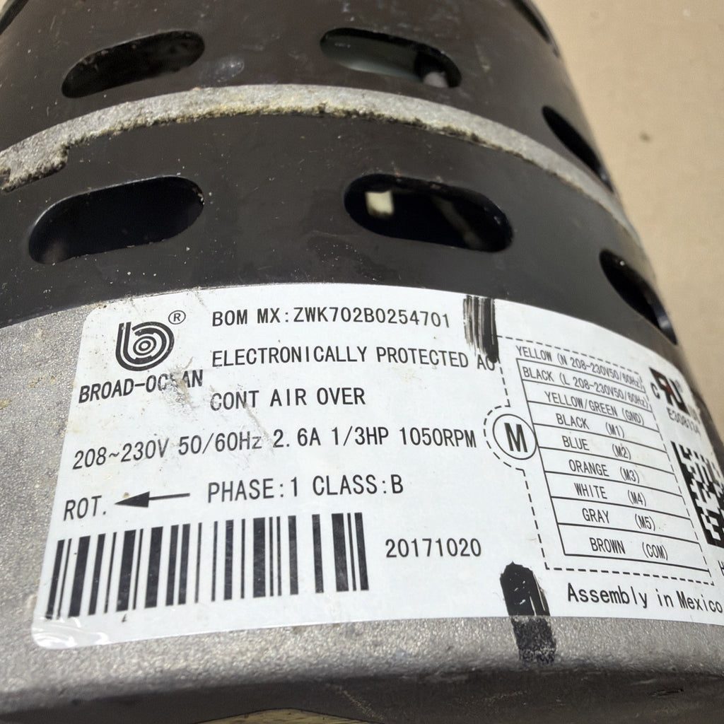 TESTED🔥 BROAD-OCEAN ZWK702B0254701 ECM Module.  KMSAH014C24 230V   1/3HP