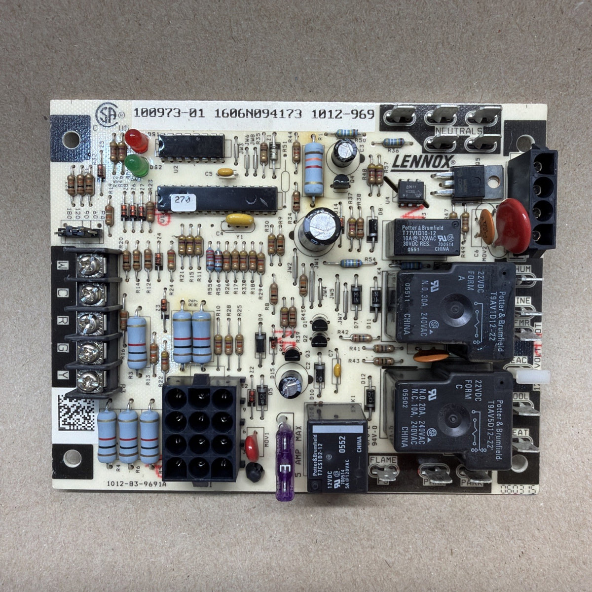 ✅ Furnace Control Circuit Board 1012-83-969 78M4701 Lennox.  1012-83-9691A
