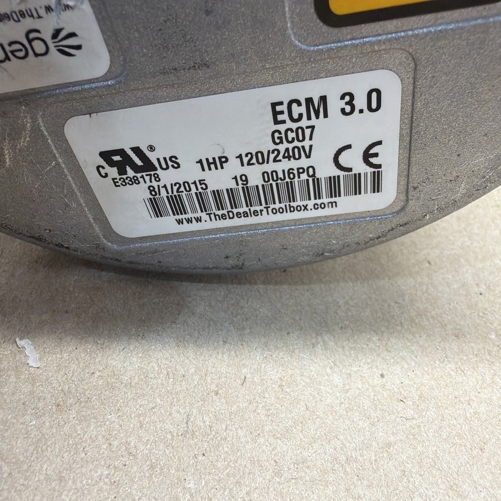 TESTED🔥 Genteq ECM 3.0 Blower Motor 5SME39SXL3032 1HP 101564-02 GC07