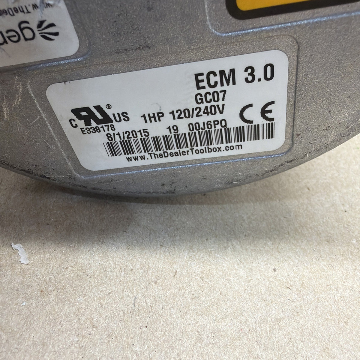 TESTED🔥 Genteq ECM 3.0 Blower Motor 5SME39SXL3032 1HP 101564-02 GC07