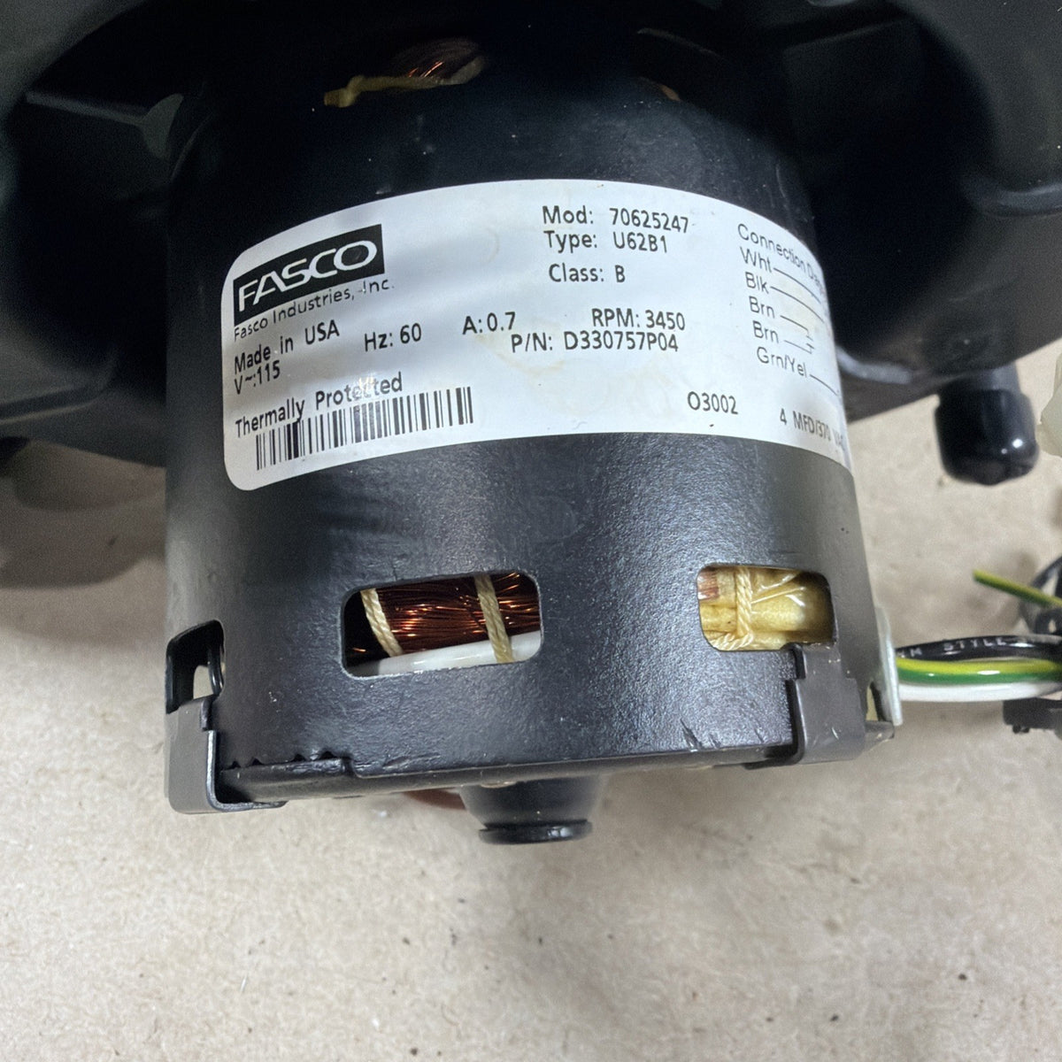 🔥Trane D330757P04 Fasco 70625247 American Standard Draft Inducer Assembly (8