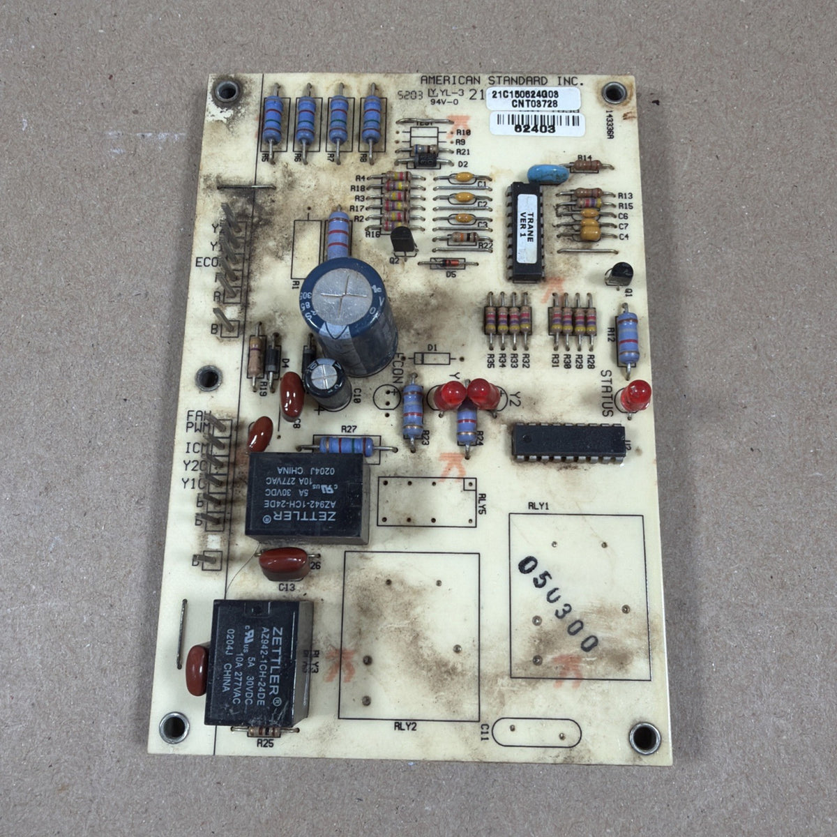 TESTED🔥 21C150624G08 Cnt08728 Defrost Board American Standard Trane