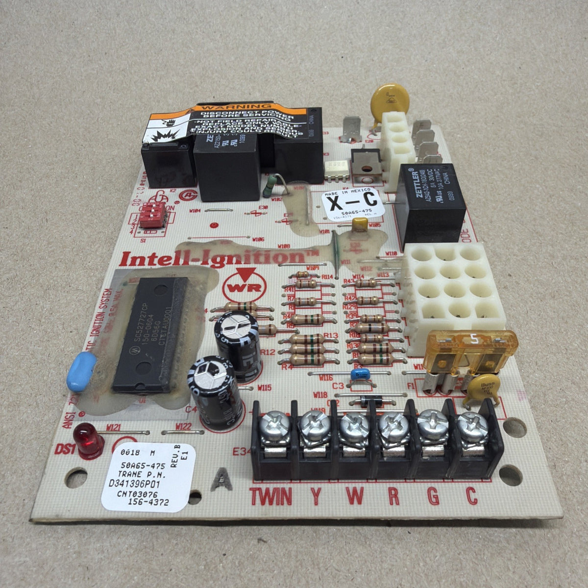 ✅  White Rodgers D341396P01 Furnace Control Circuit Board 50A65-475  156-4372
