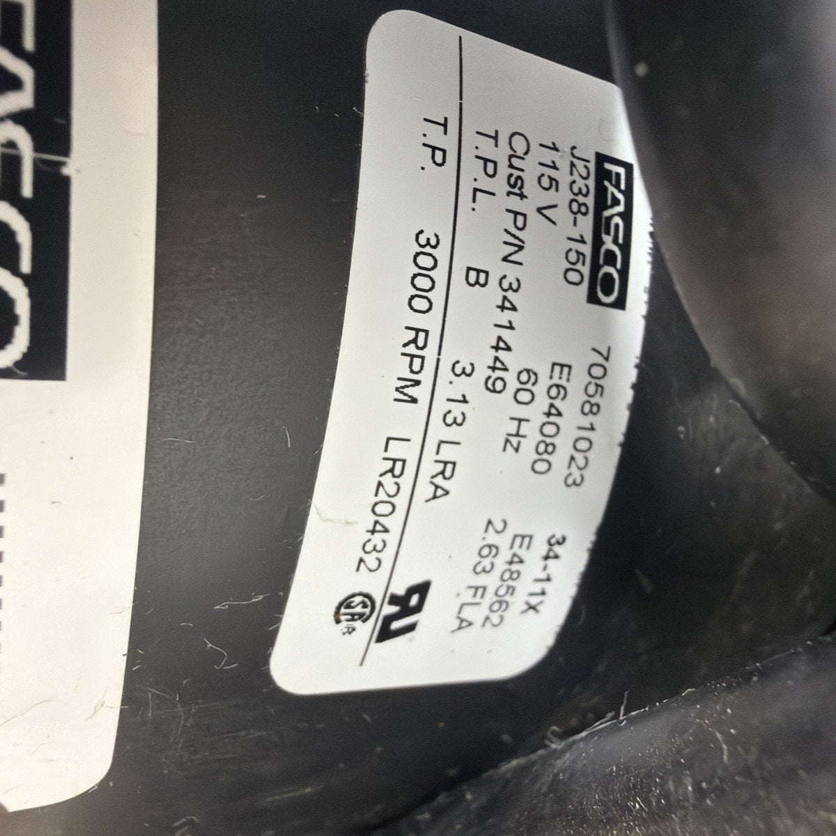 ✅ Fasco 70581023 York Furnace Draft Inducer 341449 115V 70581023J