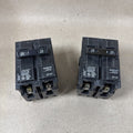 Two (2 Siemens) Q225 25 Amp Double Pole Trip Plug On Circuit Breaker 120 240 V