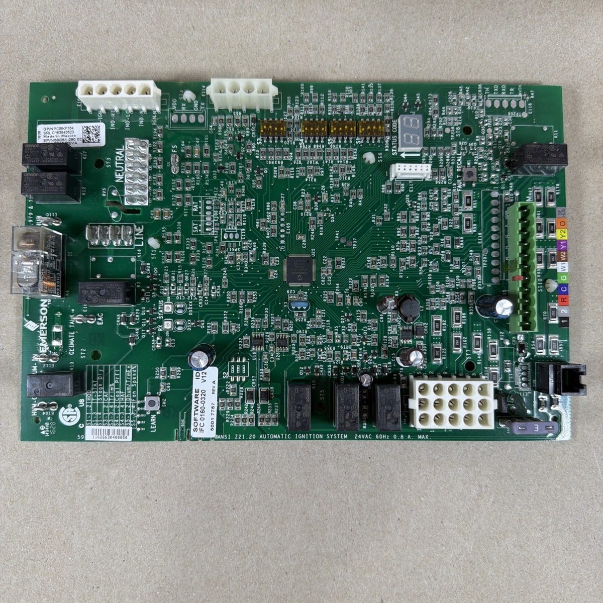 ✅ Goodman PCBKF104 2 Stage Furnace Control Board Emerson 50C51-290-02