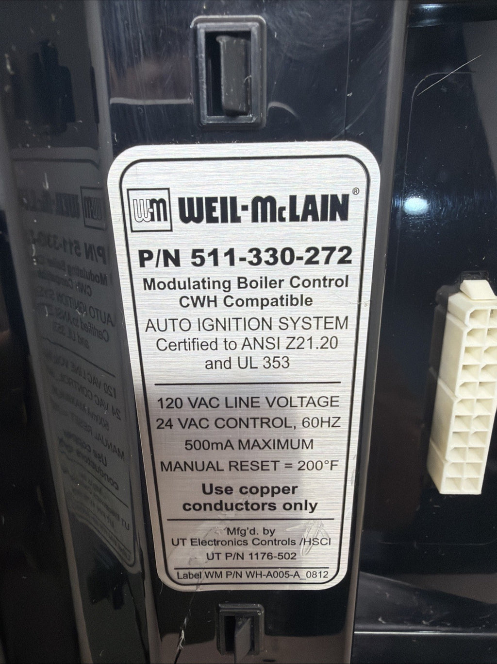 TESTED✅ Weil McLain 511-330-451 Ignition Module Boiler Control WM97 1176-112-SA