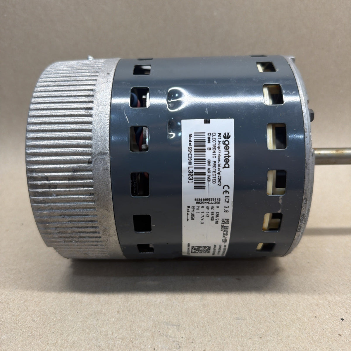 ✅🔥 Genteq 5SME39HXL3031 ECM 3.0 Blower Motor 1/2HP 120/240V  101564-01 GC08