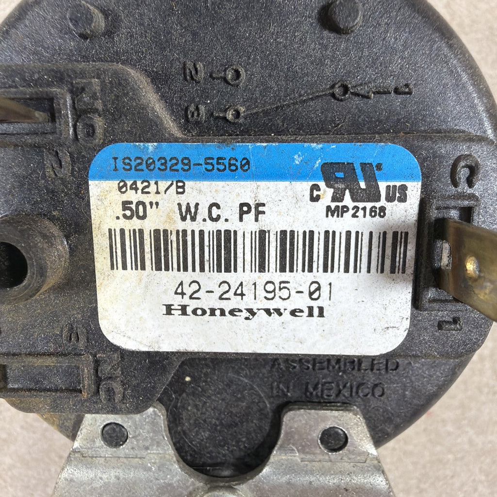 🔥 Furnace Air Pressure Switch Honeywell IS20329-5560 0.50" 42-24195-01 (Bin B)