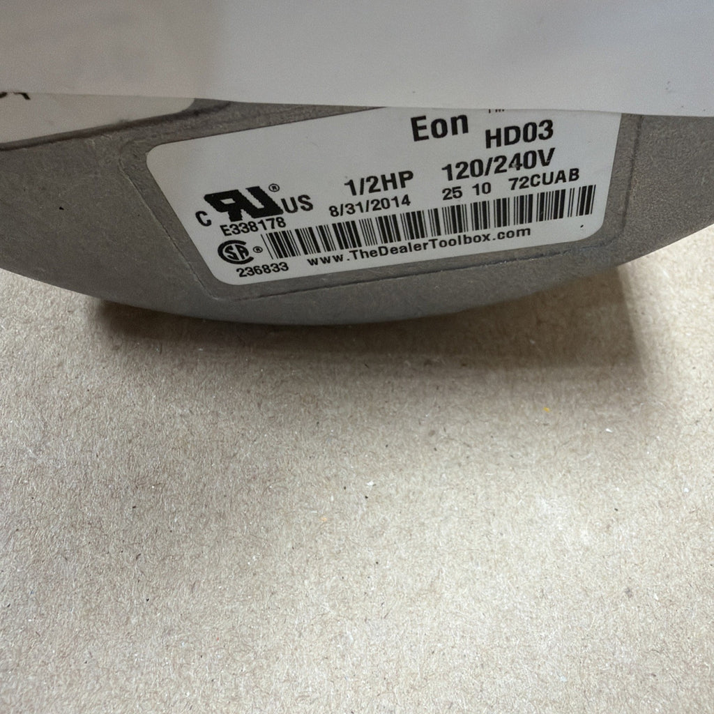 🔥 Genteq Eon 5SME39GLV5001 Programmable Motor 1/2hp 230V  1060256  HD03 CCW